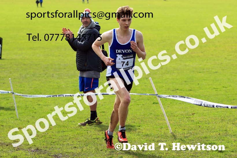 Mens Under-20s 2022 CAU Inter Counties Cross Country, Prestwold Hall, Loughborough.  Photo: David T. Hewitson/Sports for All Pics